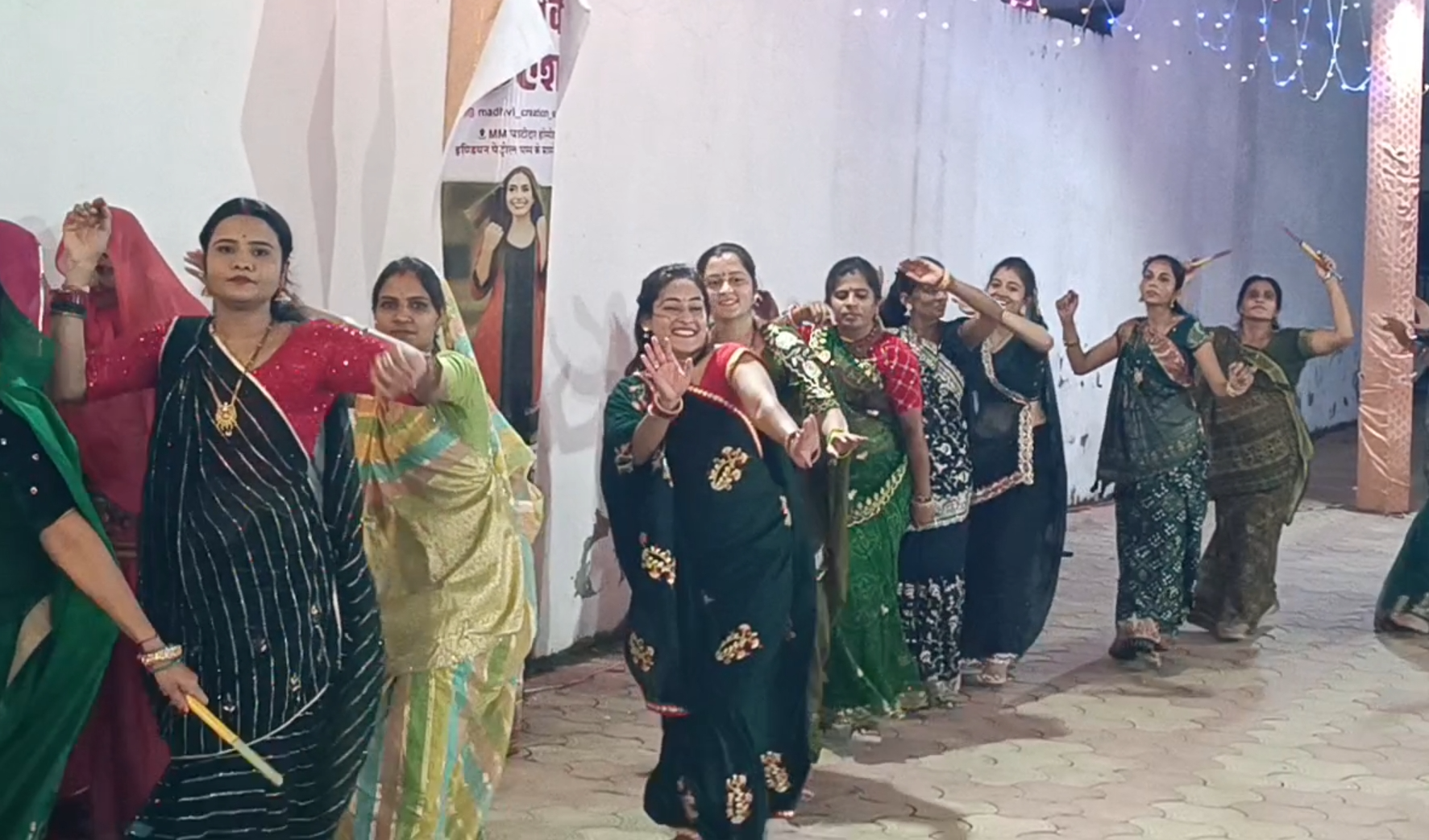 नेमीनाथ नगर सागवाड़ा में नवरात्रि की धूम, देर रात तक गूंजे माँ के जयकारे